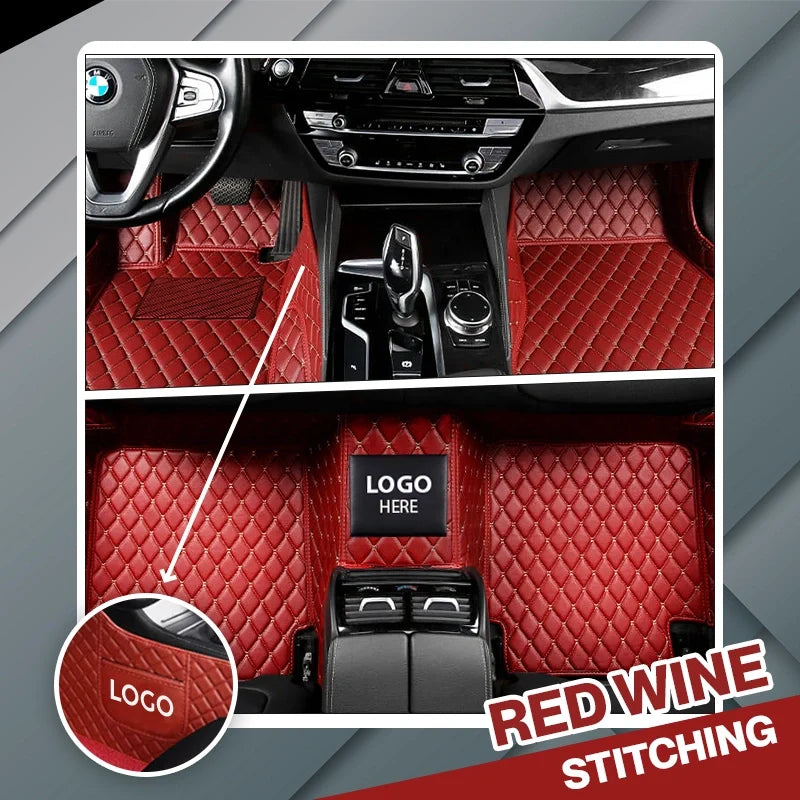 Elvie 2026 Custom Logo Heavy Duty, Universal Fit Floor Mats for Cars, SUVs, and Trucks