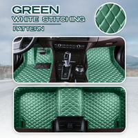 Green with White stitching