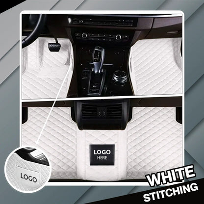 2025 Elvie Custom Logo Heavy Duty, Universal Fit Floor Mats for Cars, SUVs, and Trucks