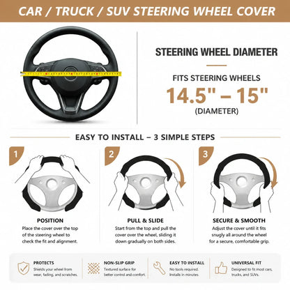 Gripora™ Steering Wheel Cover for Cars