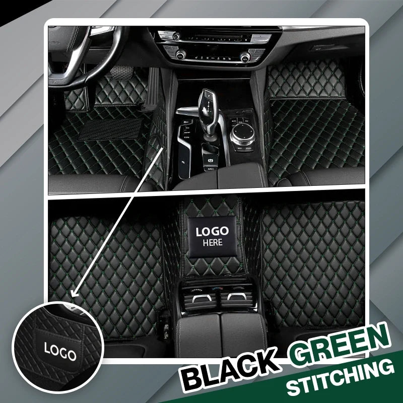 2025 Elvie Custom Logo Heavy Duty, Universal Fit Floor Mats for Cars, SUVs, and Trucks