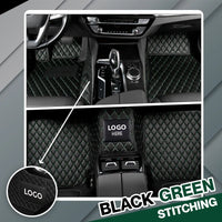 Black with Green stitching