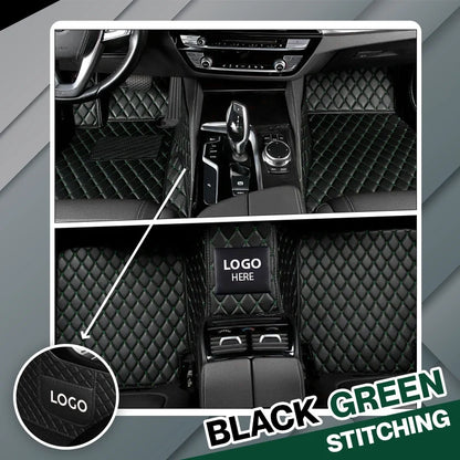 2025 Elvie Custom Logo Heavy Duty, Universal Fit Floor Mats for Cars, SUVs, and Trucks