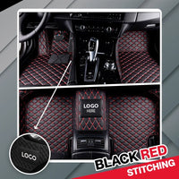 Black with Red stitching