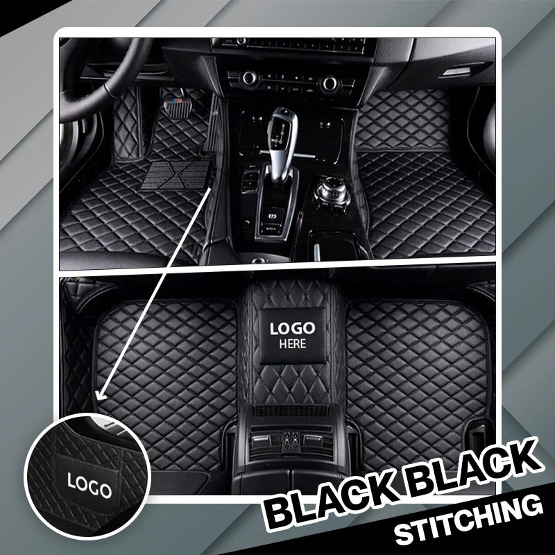 Elvie 2026 Custom Logo Heavy Duty, Universal Fit Floor Mats for Cars, SUVs, and Trucks