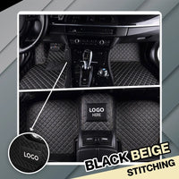 Black with Beige stitching