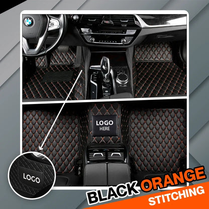 Elvie 2026 Custom Logo Heavy Duty, Universal Fit Floor Mats for Cars, SUVs, and Trucks