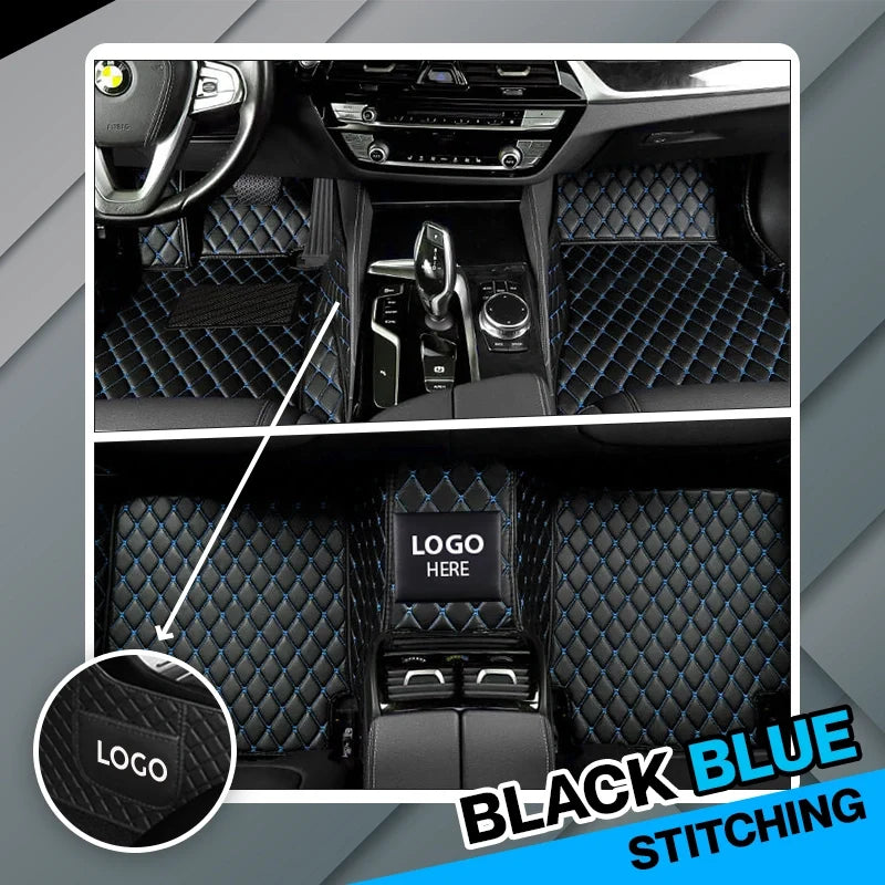 Elvie 2026 Custom Logo Heavy Duty, Universal Fit Floor Mats for Cars, SUVs, and Trucks