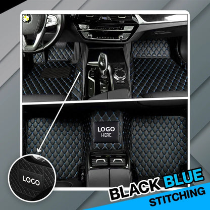 Elvie 2026 Custom Logo Heavy Duty, Universal Fit Floor Mats for Cars, SUVs, and Trucks