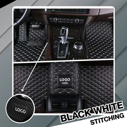 2025 Elvie Custom Logo Heavy Duty, Universal Fit Floor Mats for Cars, SUVs, and Trucks