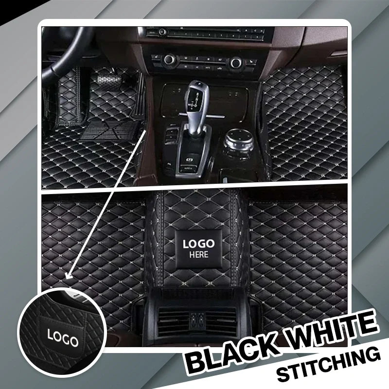 Elvie 2026 Custom Logo Heavy Duty, Universal Fit Floor Mats for Cars, SUVs, and Trucks