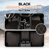 Black with Orange stitching