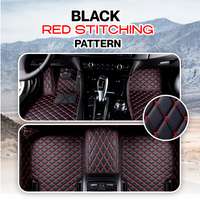 Black with Red stitching