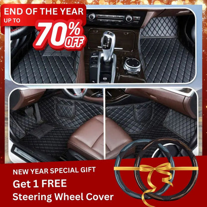 US Elvie 2025 Heavy Duty, Universal Fit Floor Mats for Cars, SUVs, and Trucks