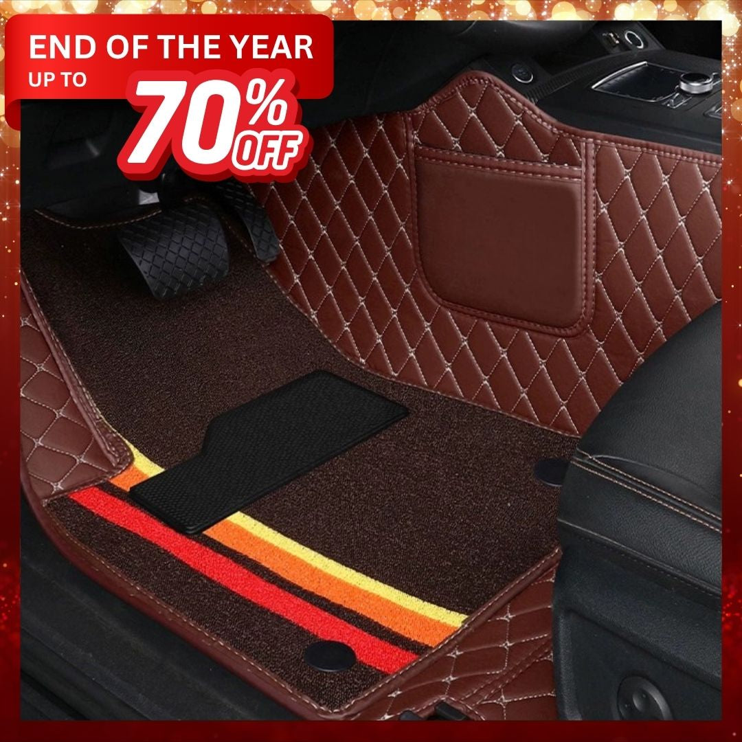 Elvie 2026 Waterproof Non-slip Universal Fit Customized Floor Mats for Cars, SUVs, and Trucks