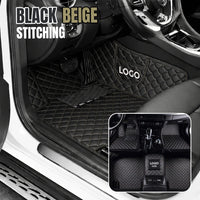Black with Beige stitching