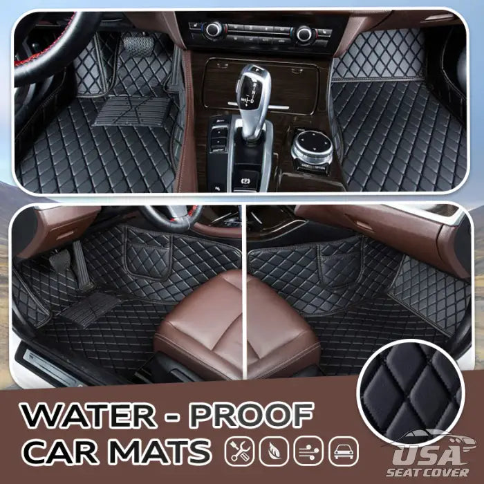 AU Elvie 2025 Heavy Duty, Universal Fit Floor Mats for Cars, SUVs, and Trucks