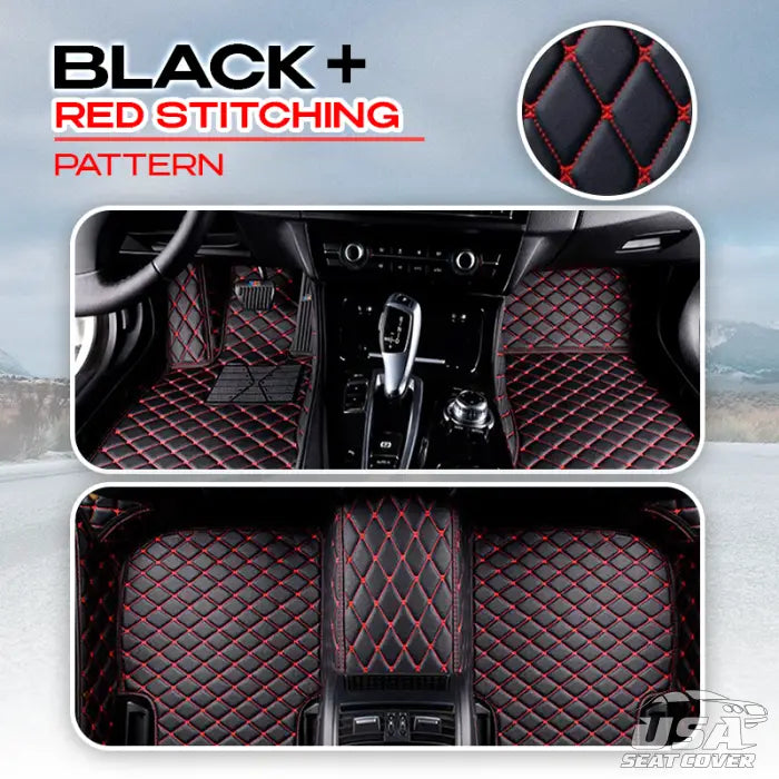 AU Elvie 2025 Heavy Duty, Universal Fit Floor Mats for Cars, SUVs, and Trucks