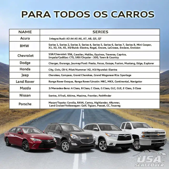 Elvie 2024 Tapetes de piso de ajuste universal para serviço pesado para carros, SUVs e caminhões