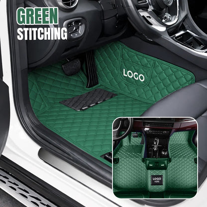 Elvie 2026 Premium 5-Layer Leather Custom Floor Mats for Cars