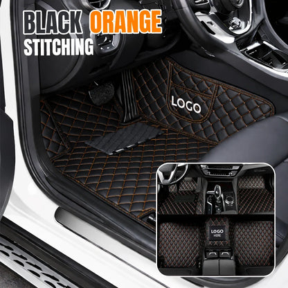 Elvie 2026 Premium 5-Layer Leather Custom Floor Mats for Cars