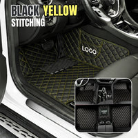 Black with Yellow stitching